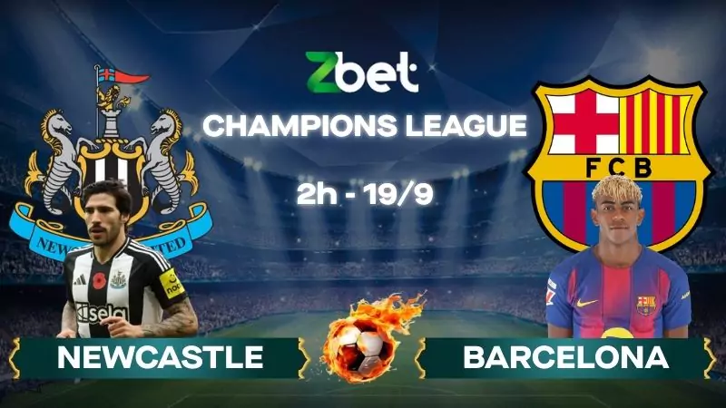 Nhận định soi kèo Newcastle vs Barcelona - 02h00 19/09/2025 - Champions League