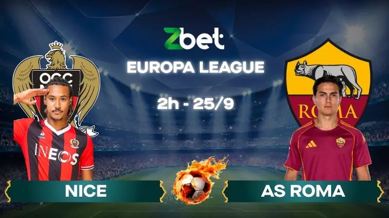Nhận định soi kèo Nice vs AS Roma - 02h00 25/09/2025 - Europa League