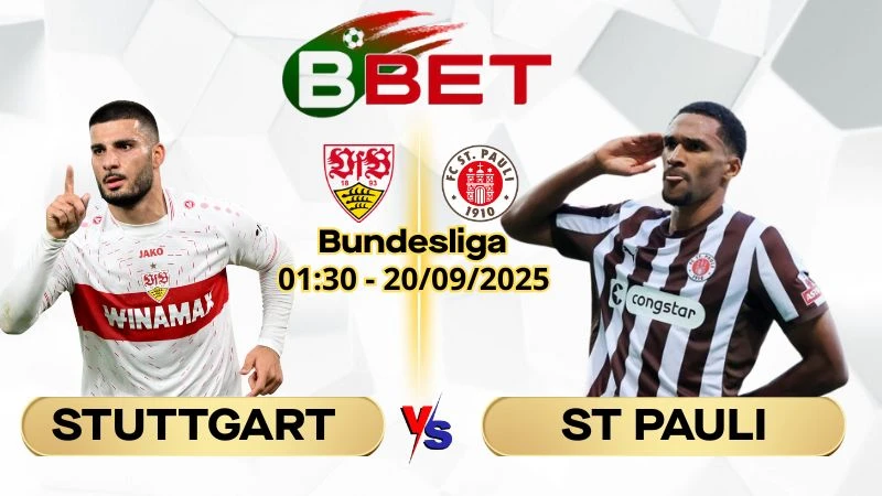 Soi Kèo Stuttgart vs St Pauli | 01:30 20/09/2025 - Bundesliga