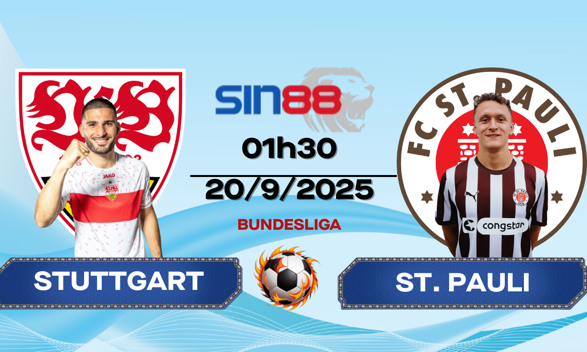 Soi kèo bóng đá Stuttgart - St. Pauli 01h30 ngày 20/09/2025 - Bundesliga
