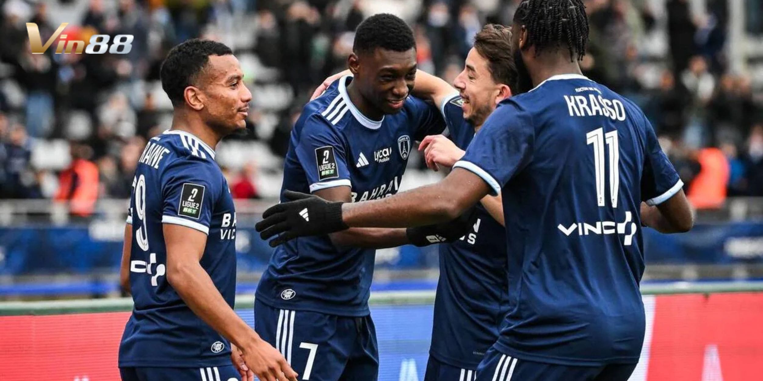 Thống kê kết quả các lần chạm trán gần đây giữa Paris FC vs Lorient