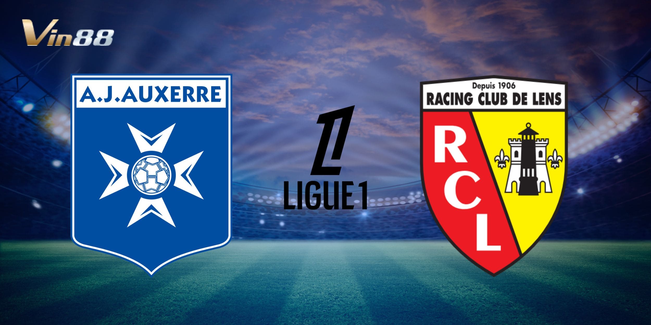 Thông tin thời gian, địa điểm diễn ra trận đấu Auxerre vs Lens