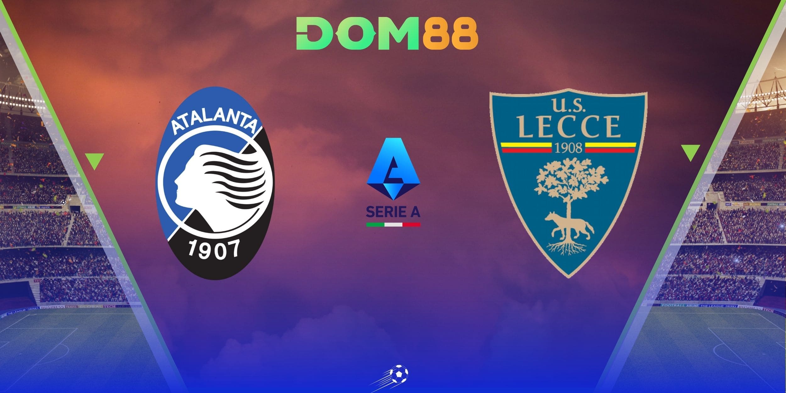 Toàn cảnh sân Gewiss Stadium, nơi Atalanta gặp Lecce tại Serie A ngày 14-09-2025