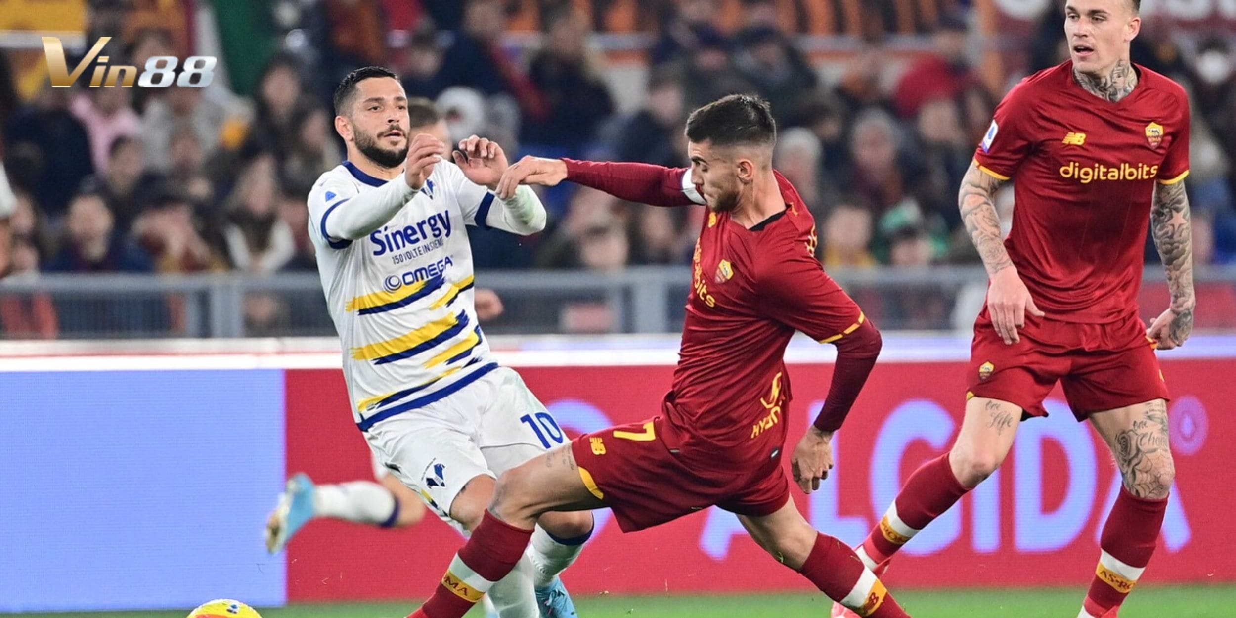 Tổng hợp lịch sử chạm trán gần đây giữa AS Roma vs Hellas Verona