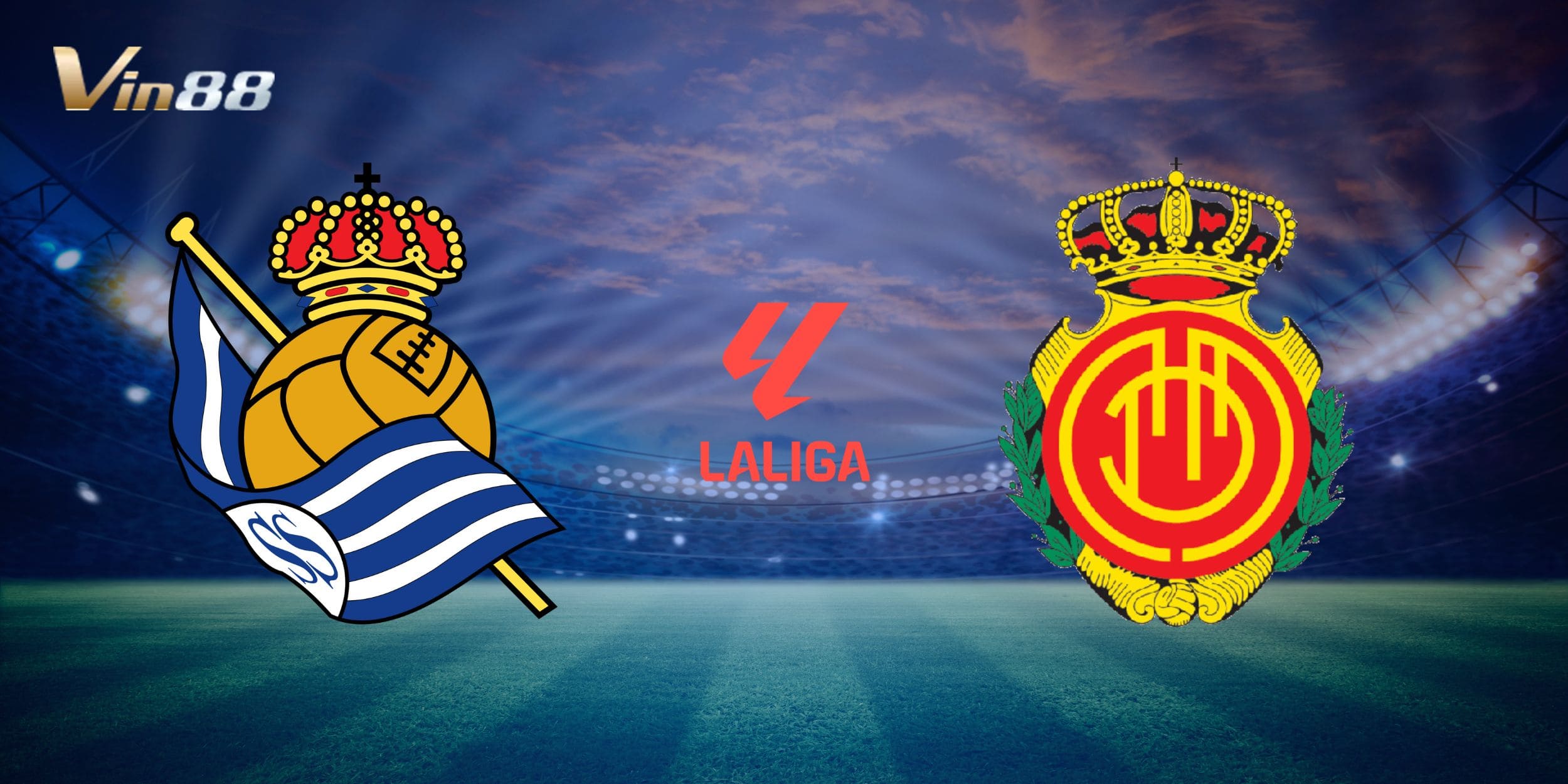 Trận cầu Real Sociedad vs Mallorca diễn ra trên sân Reale Arena
