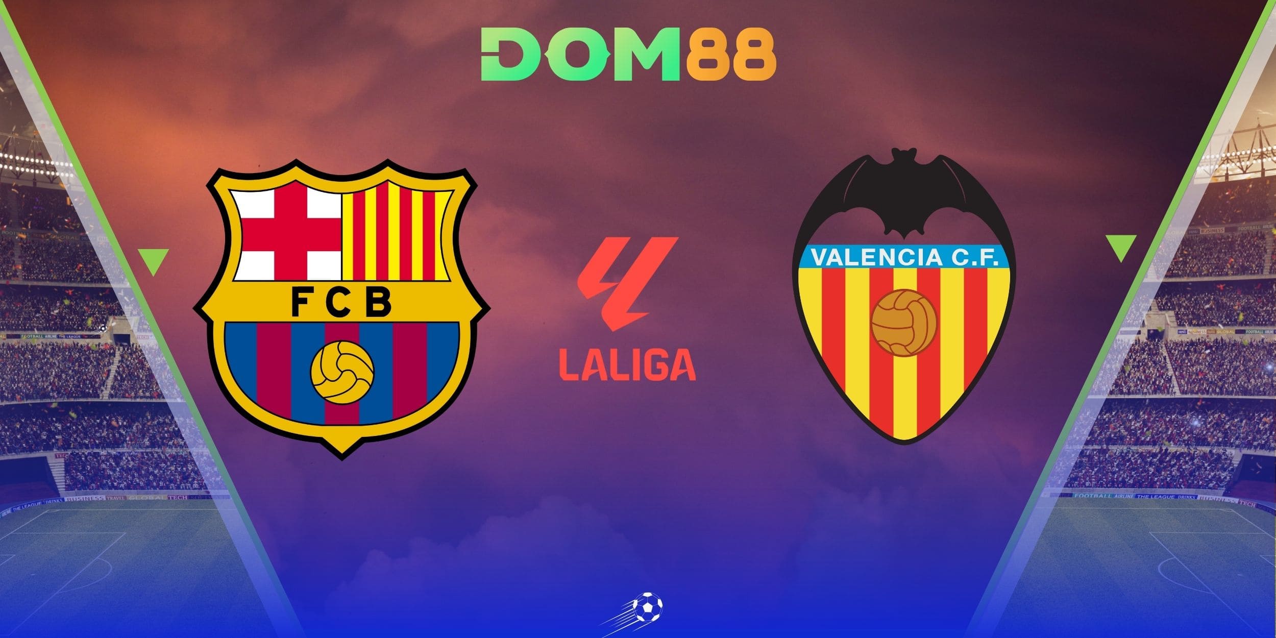 Trận đấu Barcelona vs Valencia sẽ diễn ra trên sân Estadi Olímpic Lluís Companys