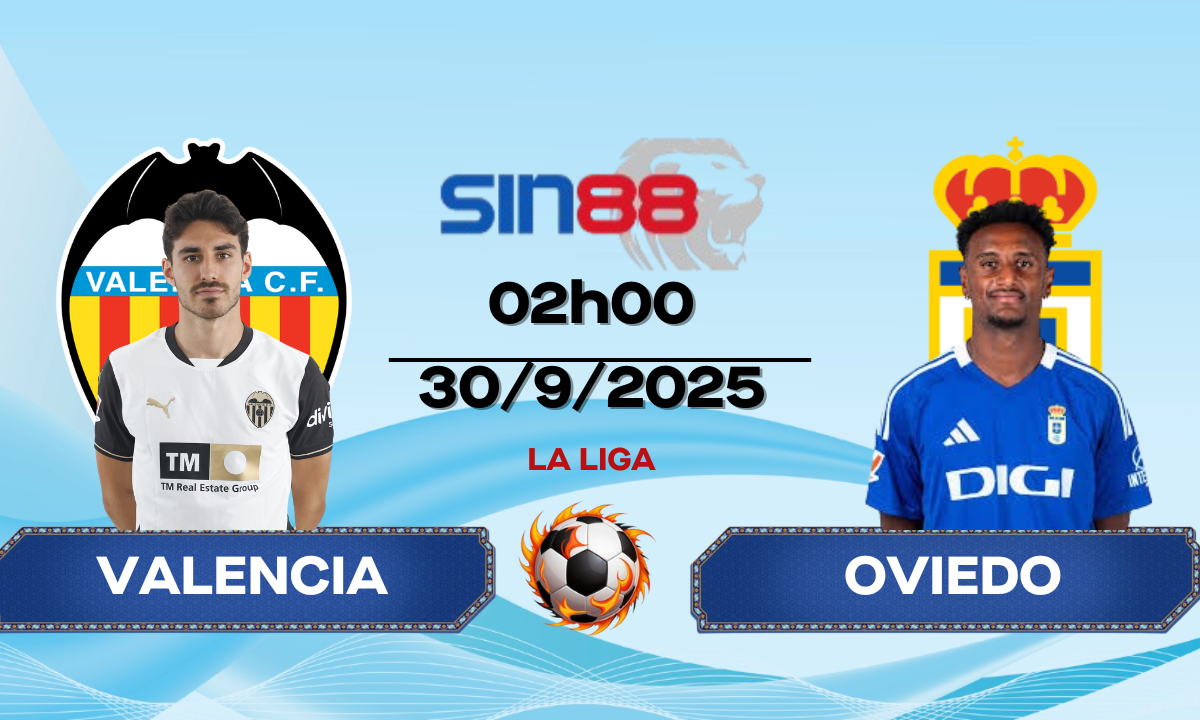 Soi kèo bóng đá Valencia - Oviedo 02h00 ngày 30/09/2025 - La Liga
