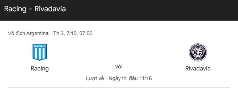 Nhận định bóng đá chi tiết trận Racing Club vs Independiente Rivadavia uk88