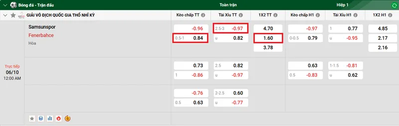 Nhận định bóng đá về trận đấu giữa Samsunspor vs Fenerbahce uk88