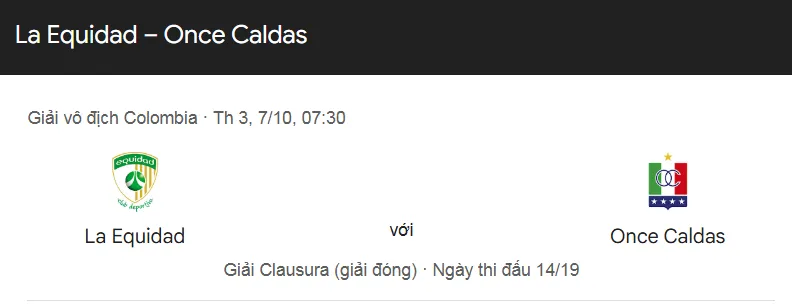 Phân tích chuyên sâu trận La Equidad vs Once Caldas uk88