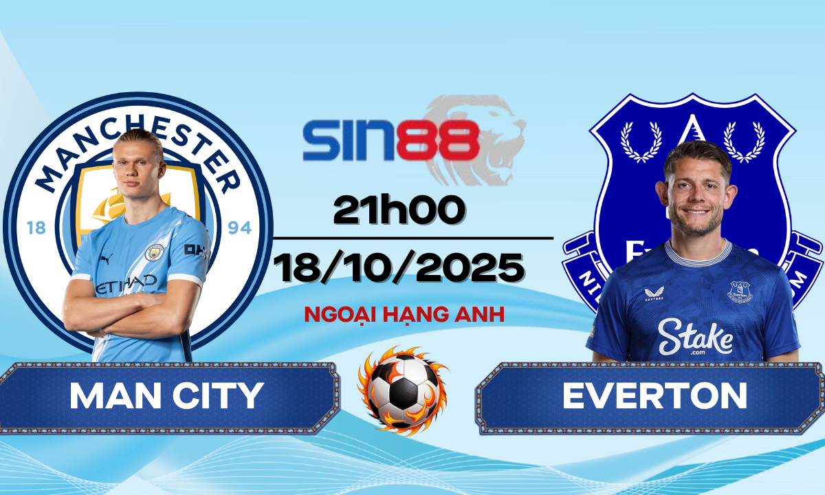 Soi kèo bóng đá Manchester City - Everton 21h00 ngày 18/10/2025 - Ngoại hạng Anh