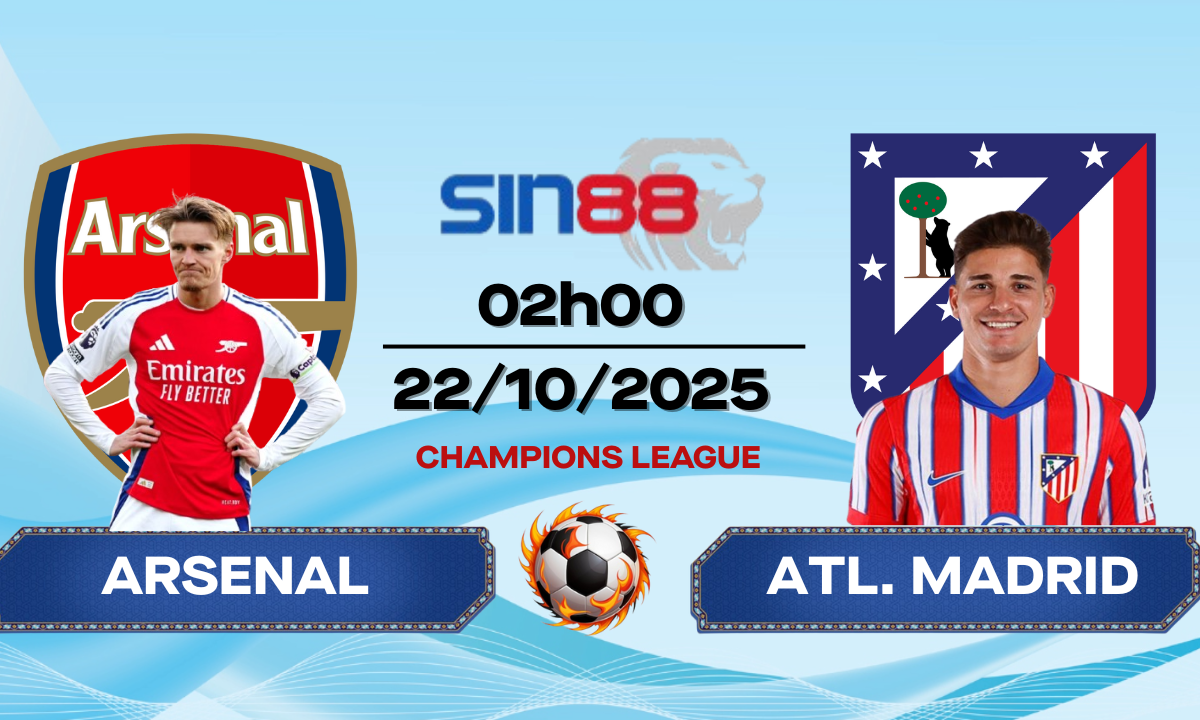 Soi kèo bóng đá Arsenal - Atl. Madrid 02h00 ngày 22/10/2025 - Champions League