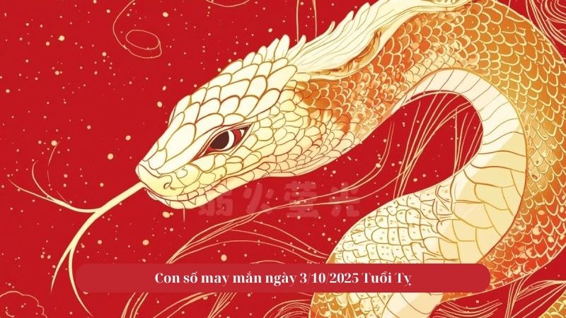 Tử vi tuổi Tỵ ngày 03/10/2025