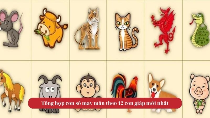 Tổng hợp con số may mắn theo 12 con giáp mới nhất