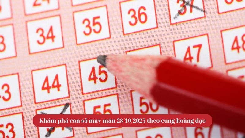 Khám phá con số may mắn 28/10/2025 theo cung hoàng đạo