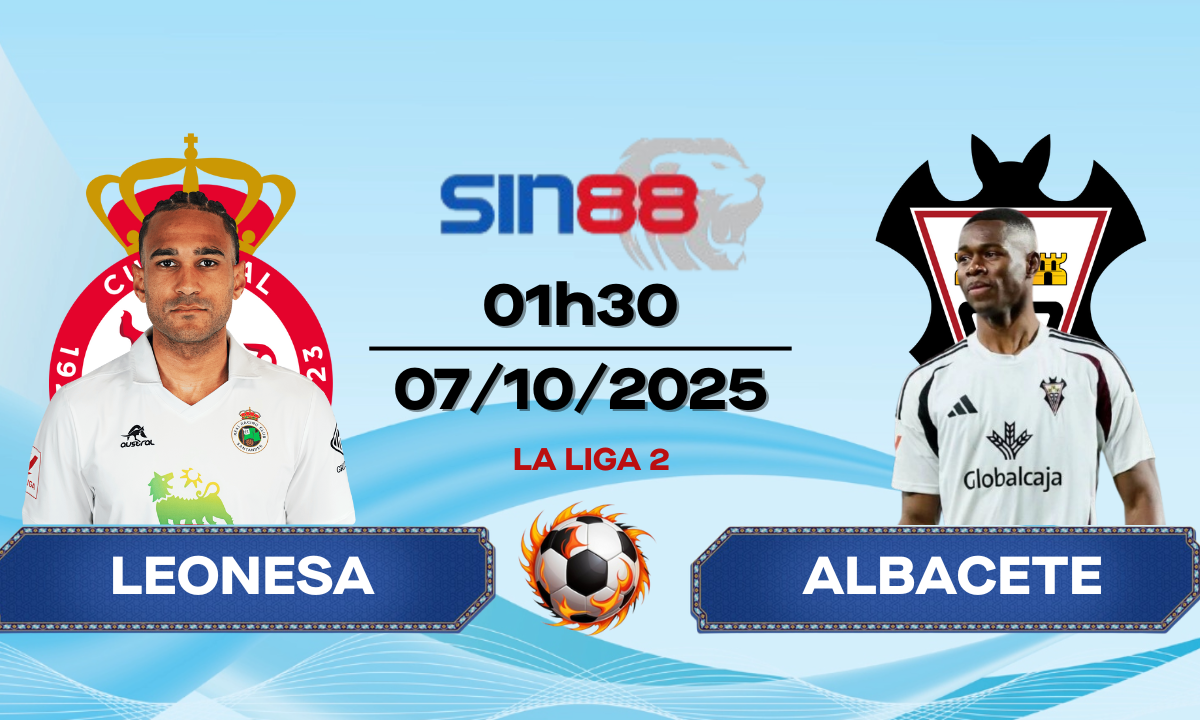 Soi kèo bóng đá Cultural Leonesa - Albacete 01h30 ngày 07/10/2025 - La Liga 2
