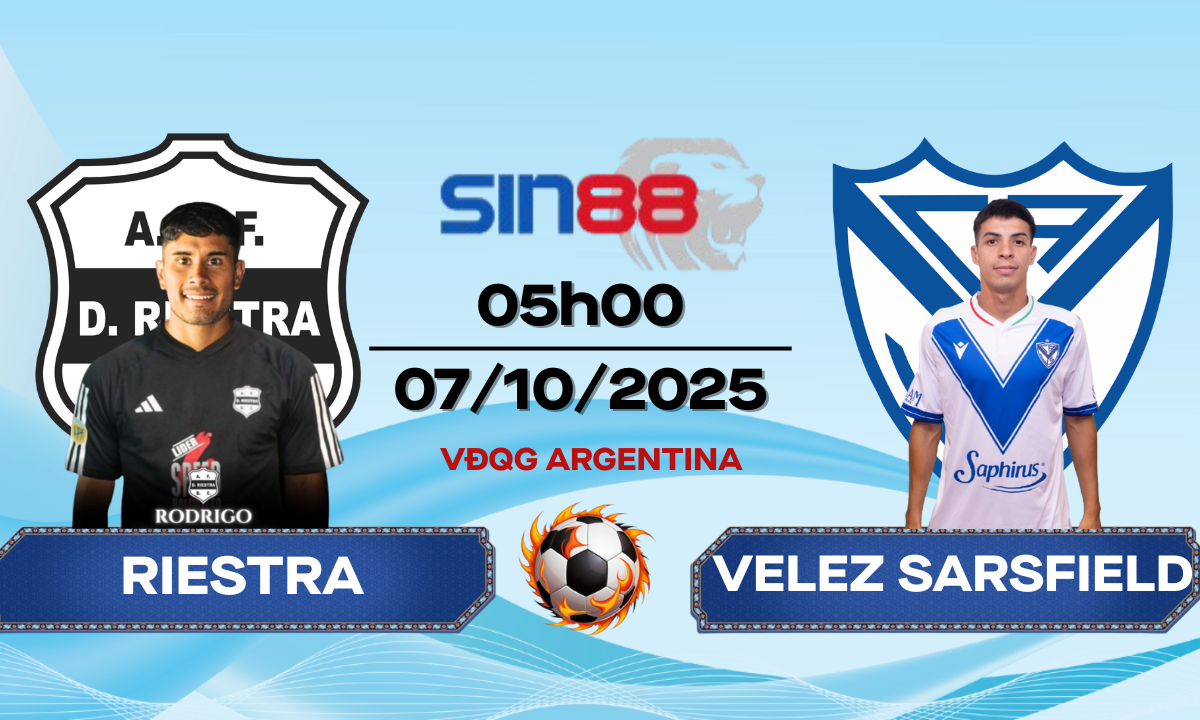 Soi kèo bóng đá Deportivo Riestra - Velez Sarsfield 05h00 ngày 07/10/2025 - VĐQG Argentina