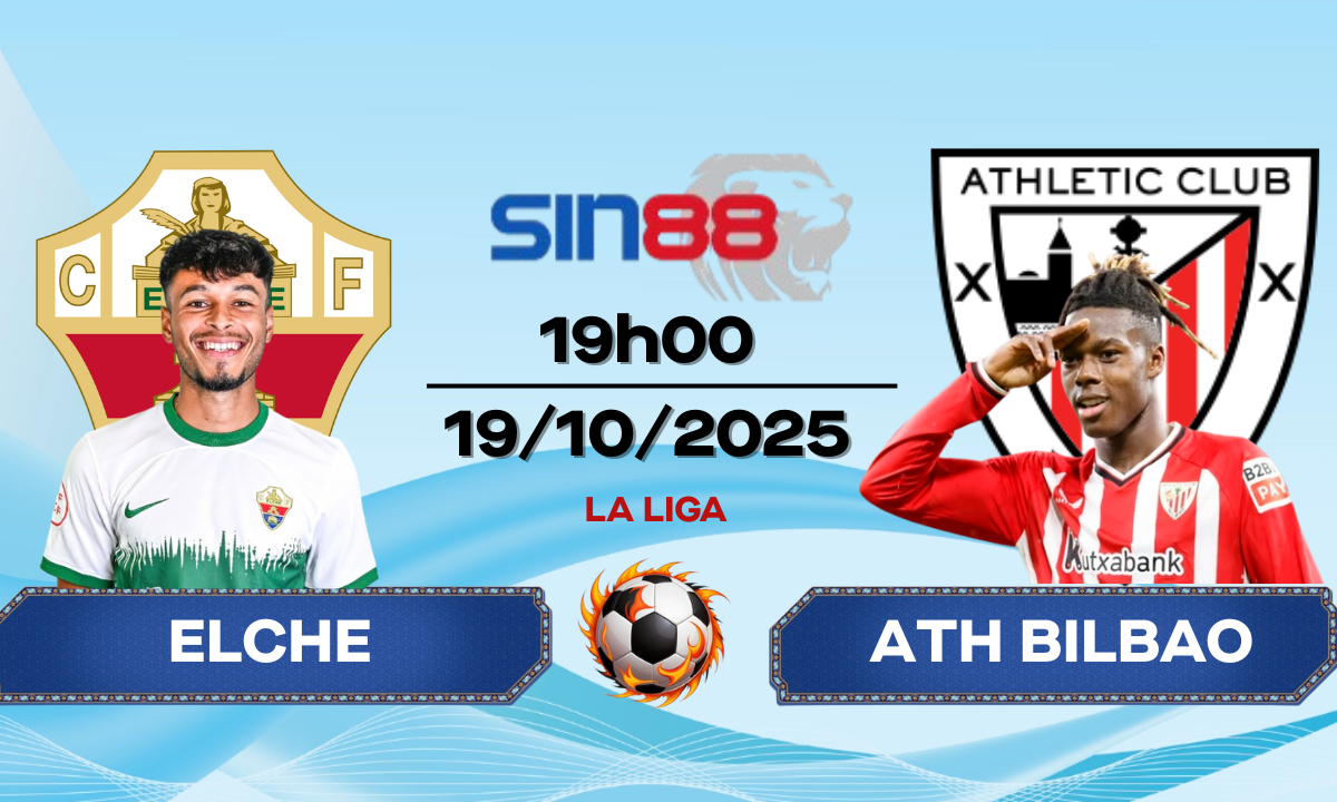 Soi kèo bóng đá Elche - Ath Bilbao 19h00 ngày 19/10/2025 - La Liga