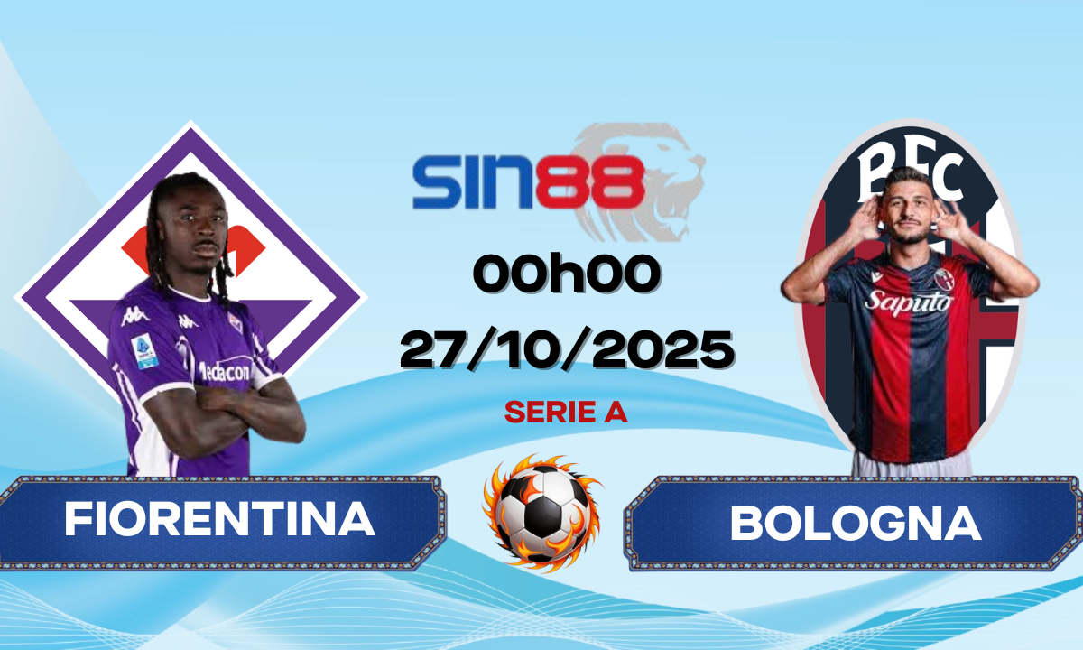 Soi kèo bóng đá Fiorentina - Bologna 00h00 ngày 27/10/2025 - Serie A