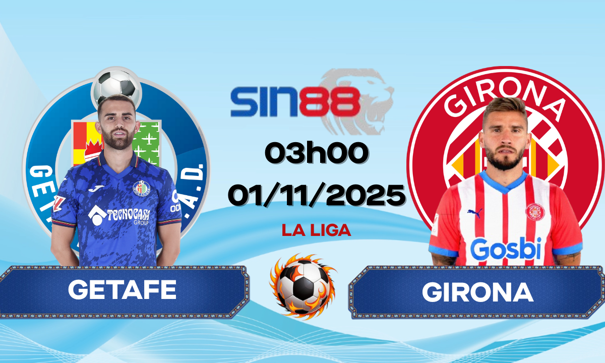 Soi kèo bóng đá Getafe - Girona 03h00 ngày 01/11/2025 - La Liga