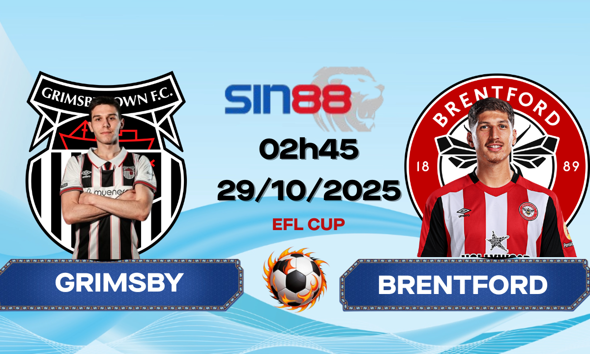 Soi kèo bóng đá Grimsby - Brentford 02h45 ngày 29/10/2025 - EFL