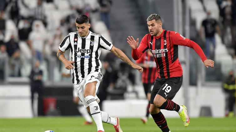 Trước trận đấu Juventus vs AC Milan