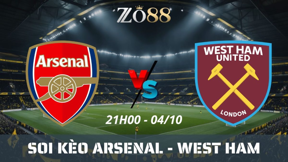 Soi kèo nhà cái Arsenal vs West Ham - 04/10/2025 21h00 Ngoại hạng Anh