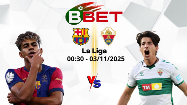 Soi kèo nhà cái Barcelona vs Elche | 00:30 03/11/2025 - La Liga