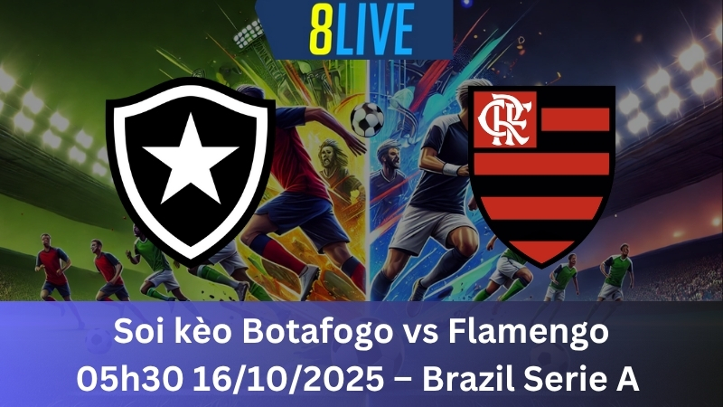 Soi kèo Botafogo vs Flamengo 05h30 16/10 - Brazil Serie A