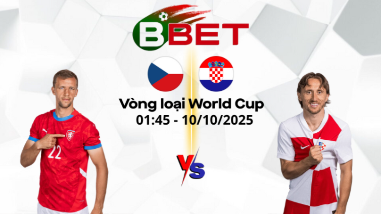 Kèo nhà cái CH Séc vs Croatia | 01:45 10/10/2025 - Vòng loại World Cup