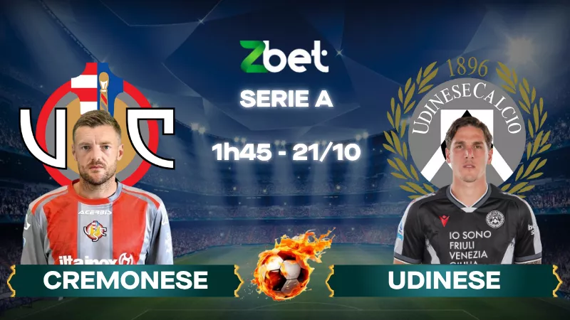 Nhận định soi kèo Cremonese vs Udinese - 01h45 21/10/2025 - Serie A