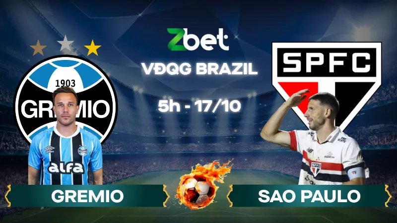 Nhận định soi kèo Gremio vs Sao Paulo - 07h30 17/10/2025 - VĐQG Brazil