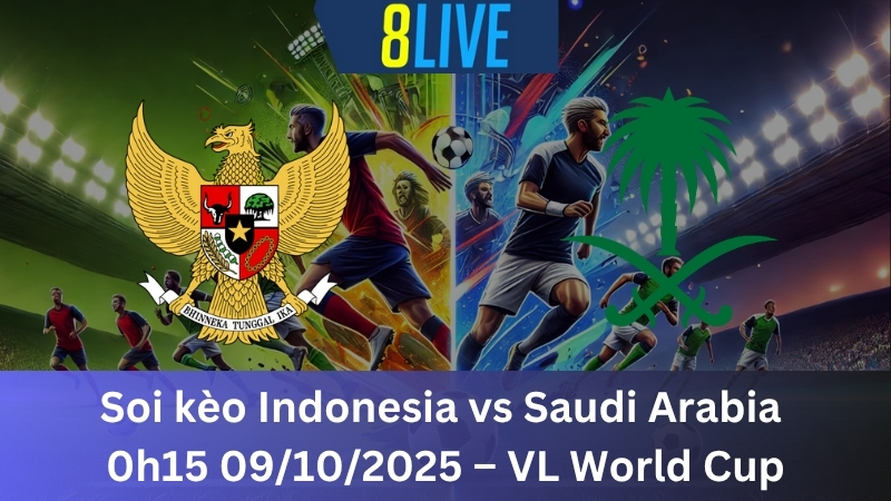 Soi kèo Indonesia vs Saudi Arabia 01h15 09/10/2025 - VL World Cup