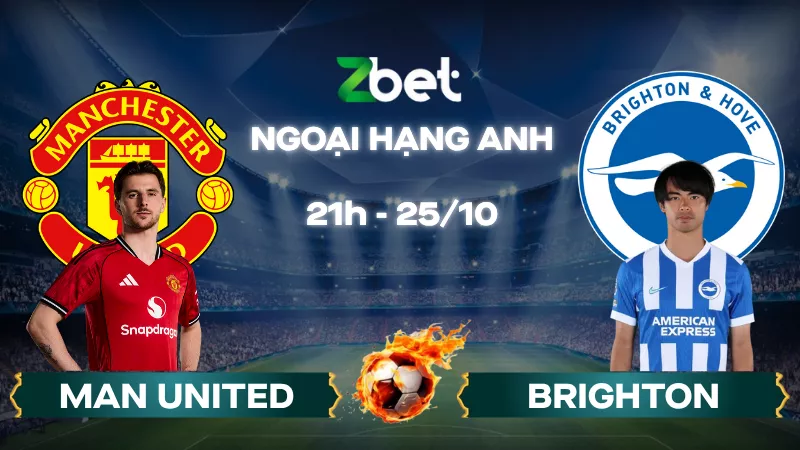 Nhận định soi kèo Man United vs Brighton - 21h00 25/10/2025 - Ngoại hạng Anh
