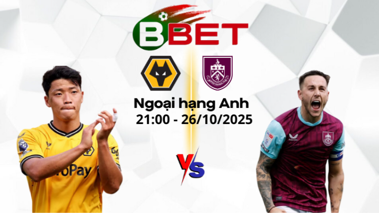 Tỷ lệ kèo nhà cái Wolves vs Burnley | 21:00 26/10/2025 - Ngoại hạng Anh