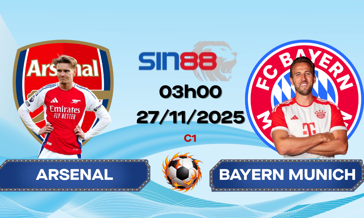 Soi kèo bóng đá Arsenal – Bayern Munich 03h00 ngày 27/11/2025 – Champions League