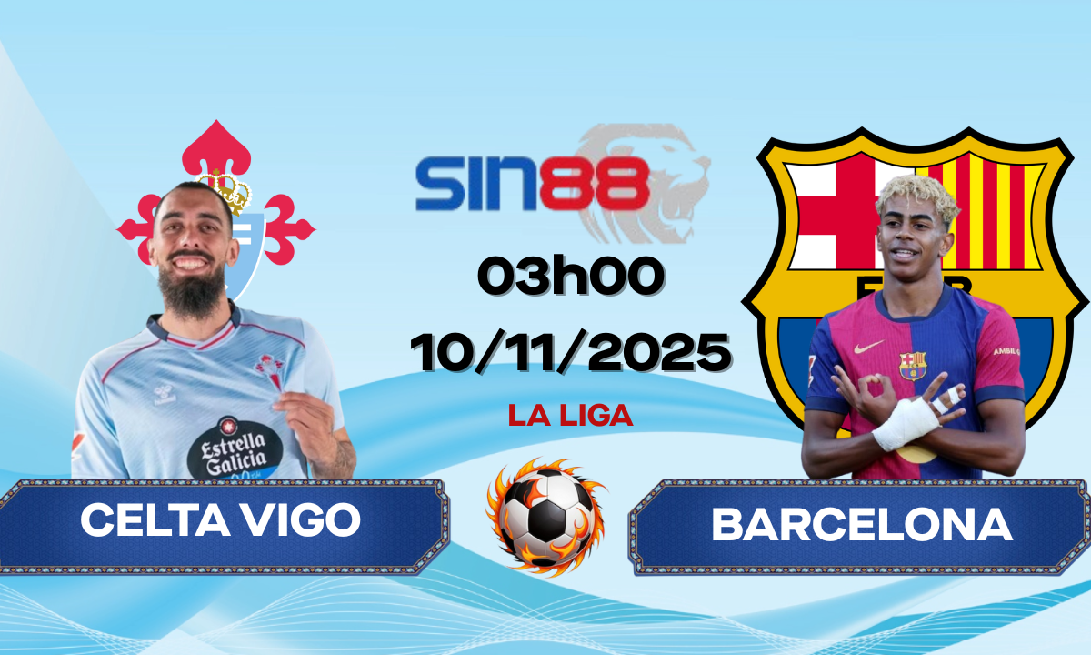 Soi kèo bóng đá Celta Vigo - Barcelona 03h00 ngày 10/11/2025 - La Liga