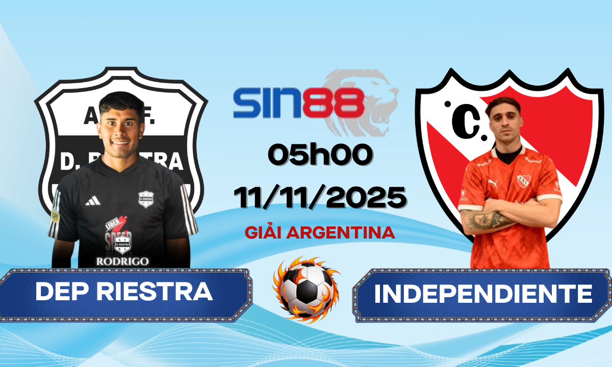 Soi kèo bóng đá Dep Riestra - Independiente 05h00 ngày 11/11/2025 - VĐQG Argentina