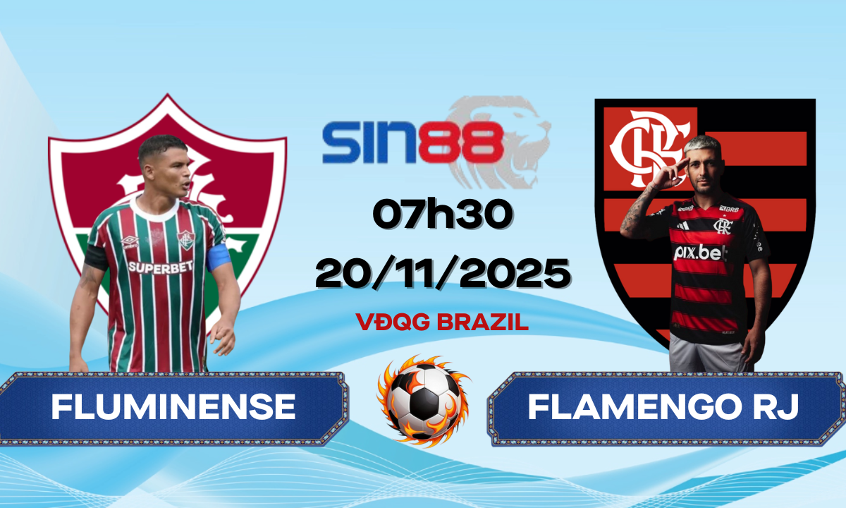 Soi kèo bóng đá Fluminense - Flamengo RJ 07h30 ngày 20/11/2025 - VĐQG Brazil