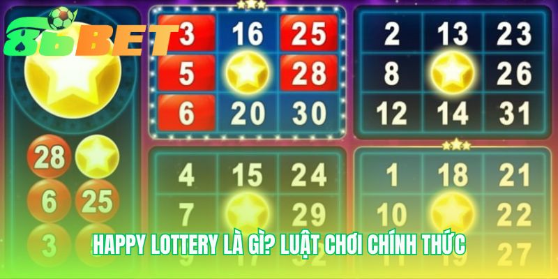 Happy Lottery dựa trên kết quả các con số quay ngẫu nhiên