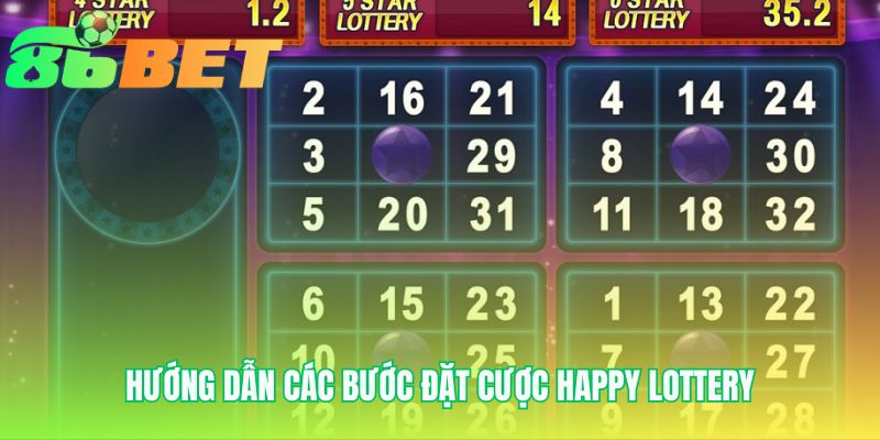 Quy trình đặt cược happy lottery chỉ với ba bước đơn giản