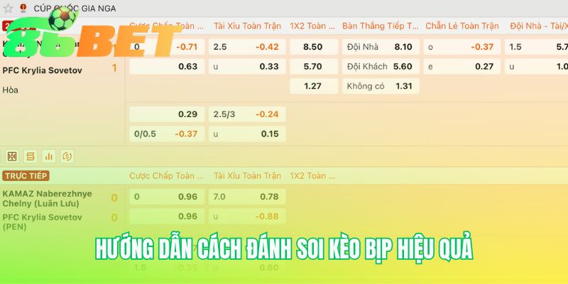 Cách đánh soi kèo bịp qua phân tích tỷ lệ và tư duy ngược
