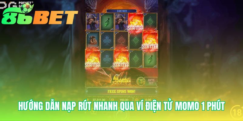 Quy trình nạp tiền qua ví momo hoàn tất nhanh gọn chỉ trong 60 giây