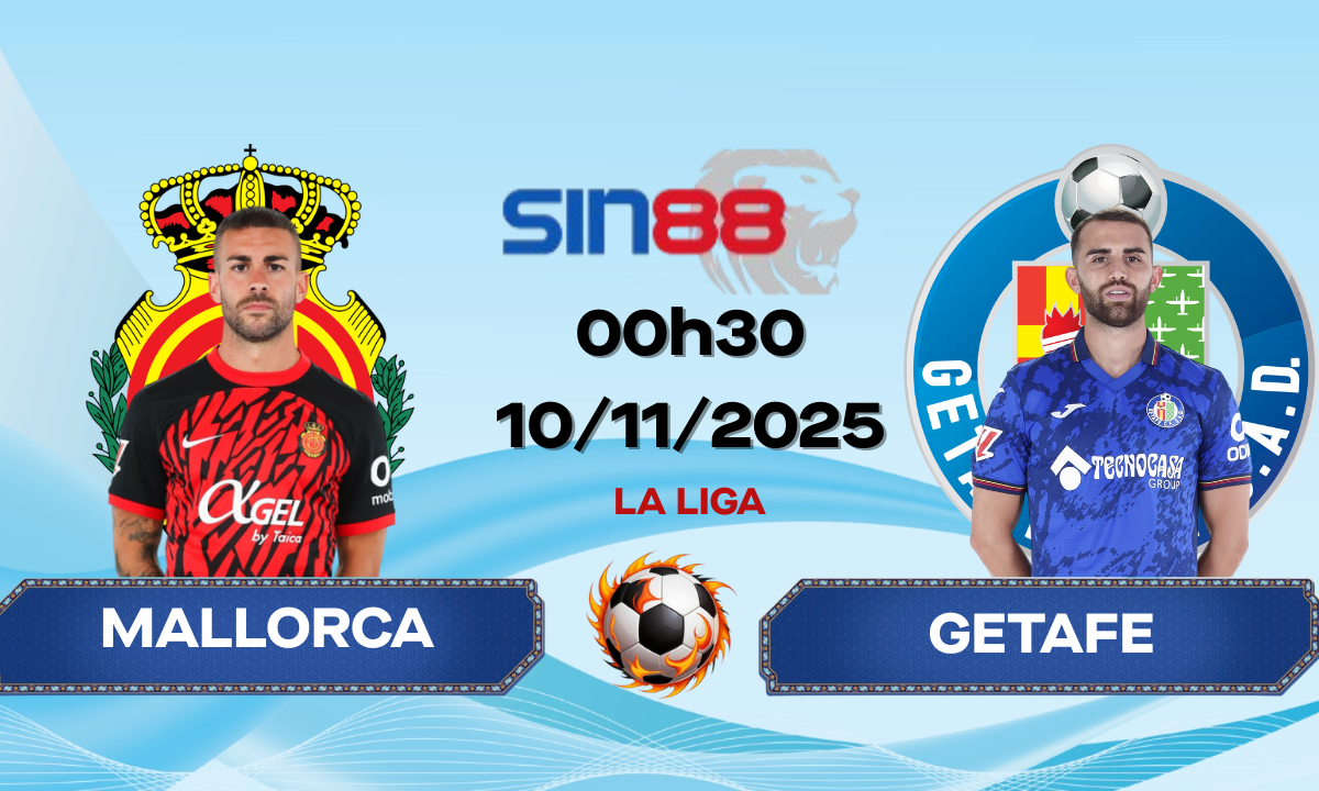 Soi kèo bóng đá Mallorca - Getafe 00h30 ngày 10/11/2025 - La Liga