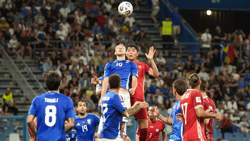 Thành tích thi đấu gần đây của Moldova vs Ý