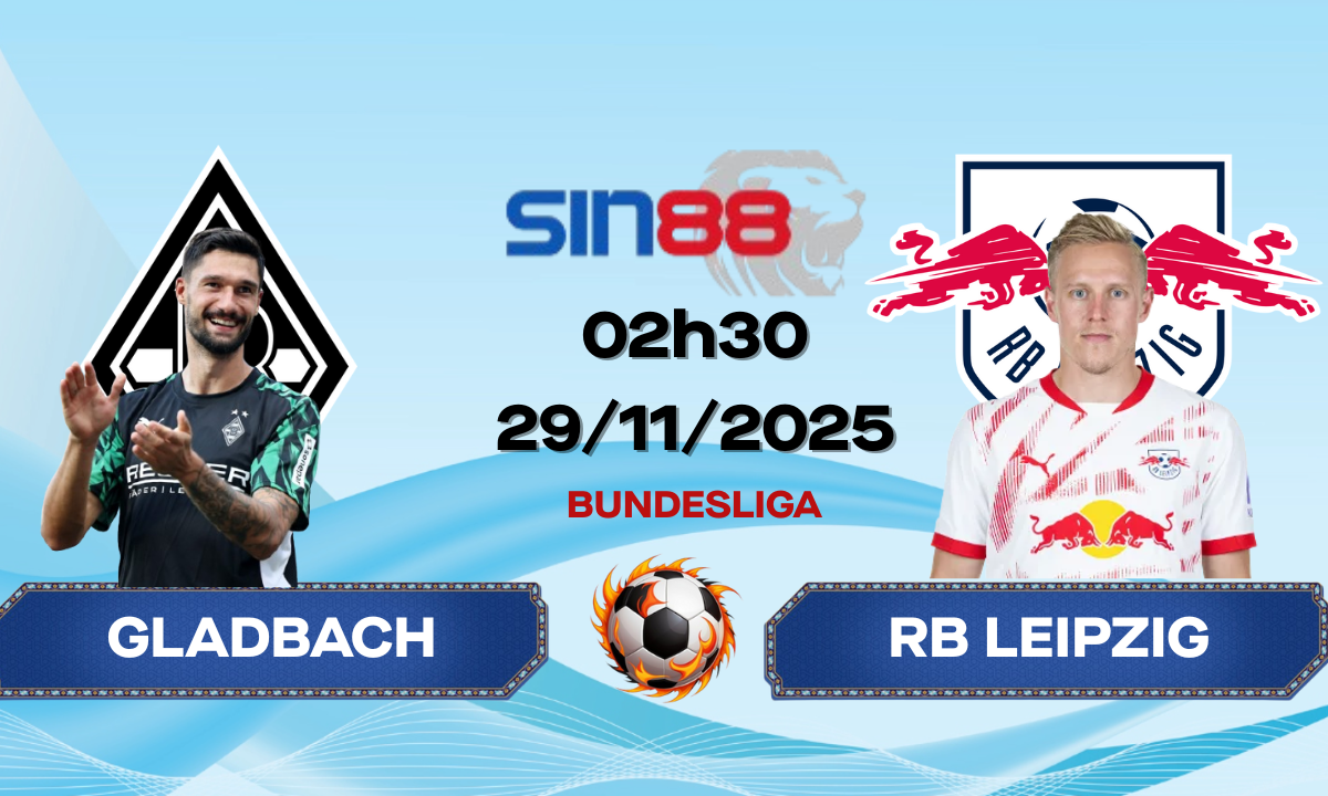 Soi kèo bóng đá Monchengladbach – RB Leipzig 02h30 ngày 29/11/2025 – Bundesliga