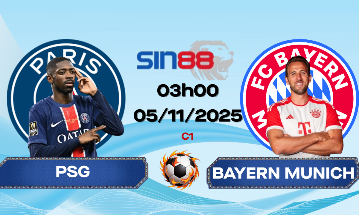 Soi kèo bóng đá PSG – Bayern Munich 03h00 ngày 05/11/2025 – Champions League