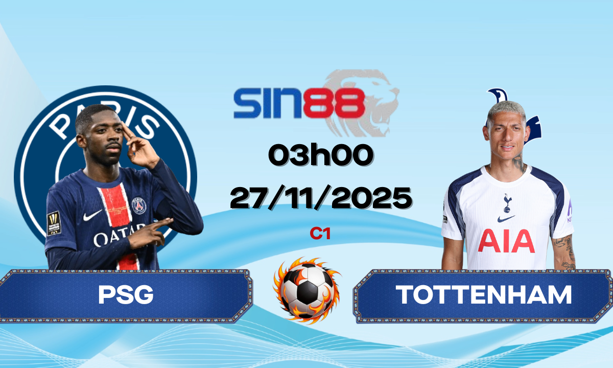 Soi kèo bóng đá PSG – Tottenham 03h00 ngày 27/11/2025 – Champions League