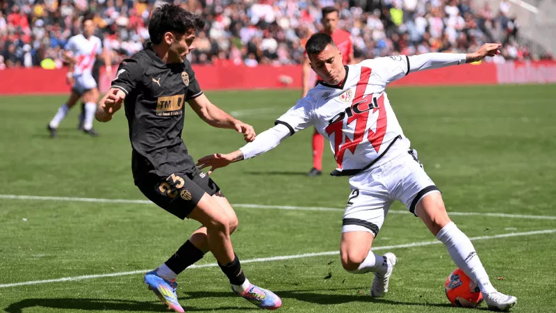 Thành tích thi đấu gần đây của Rayo Vallecano vs Valencia