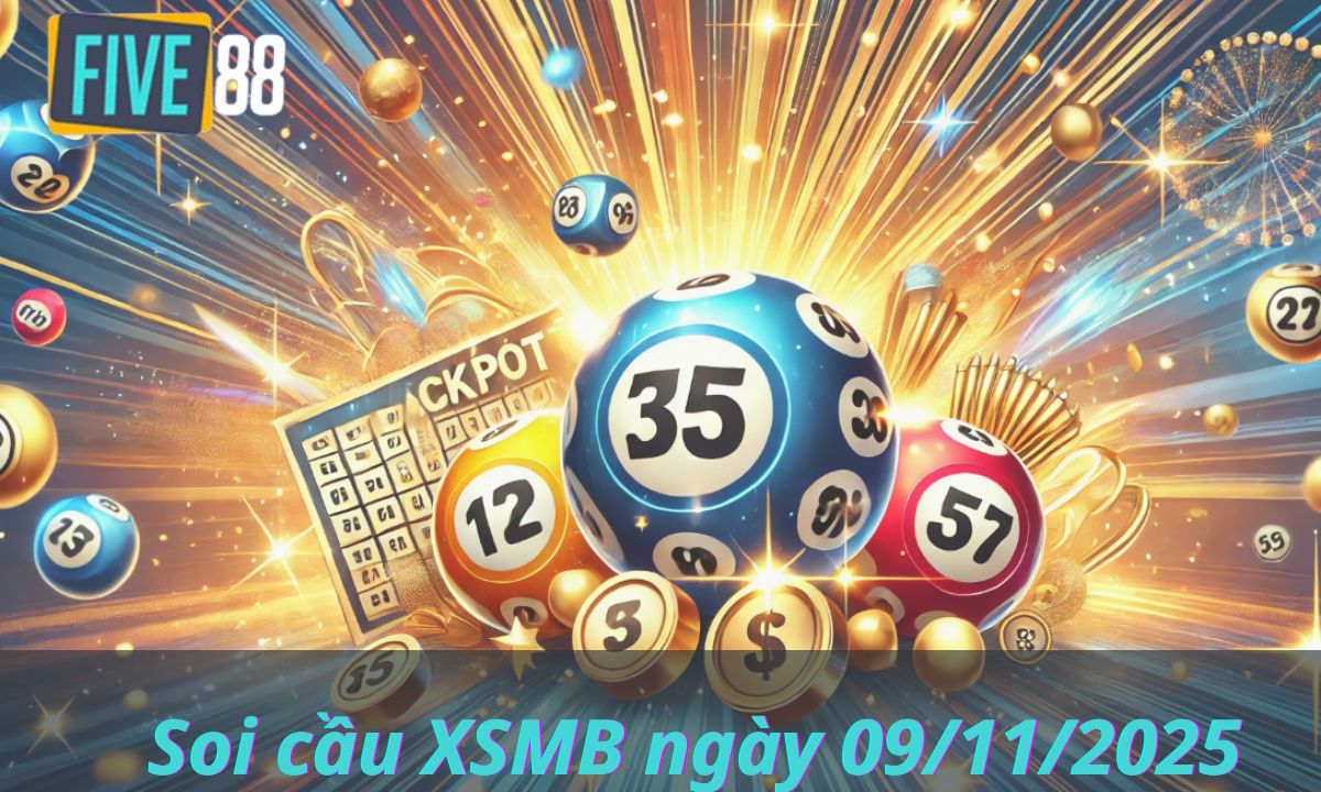 Soi cầu XSMB ngày 09/11/2025 - Chốt lô miền Bắc - Five88